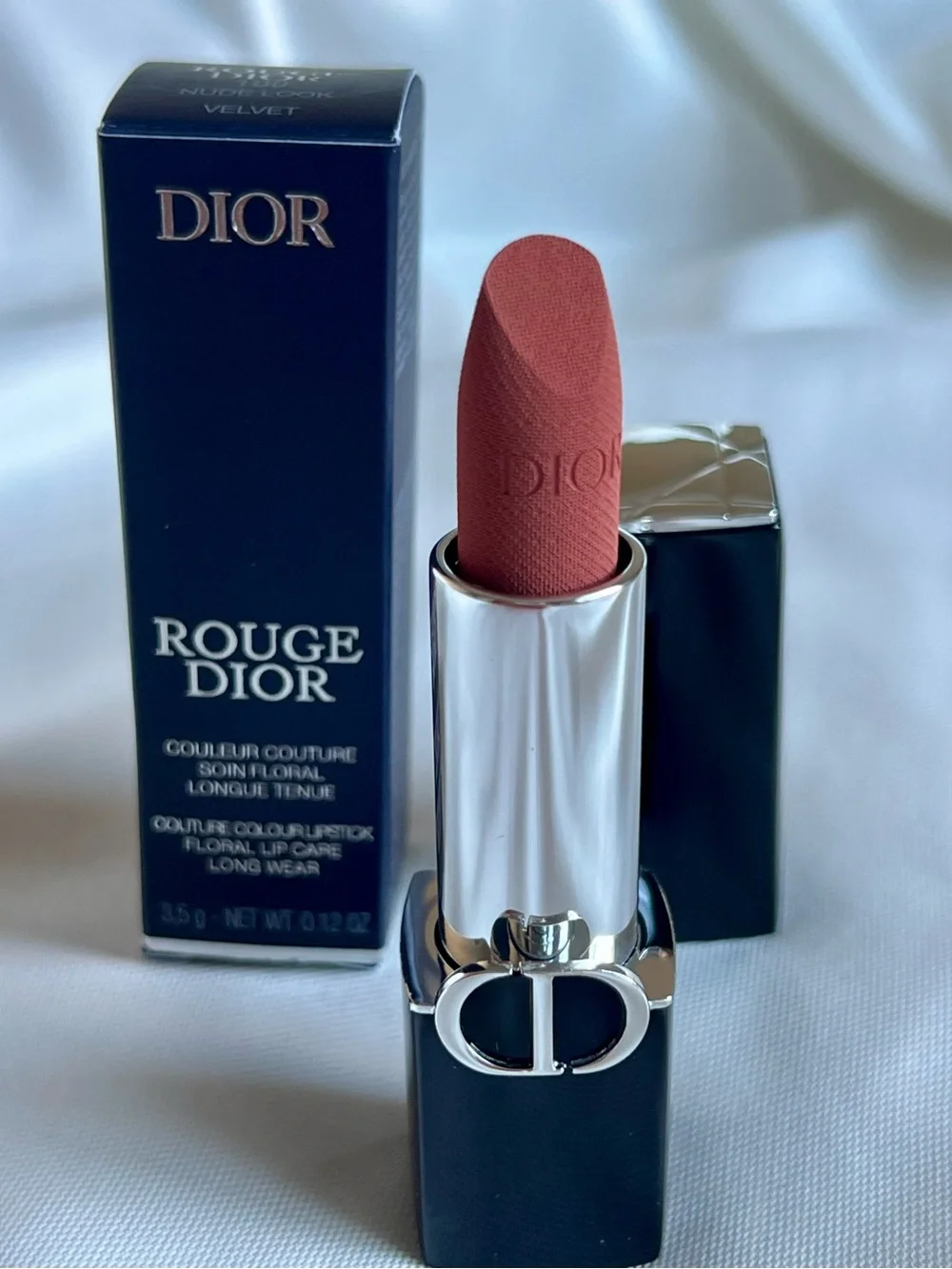 Dior Rouge Dior Couture Lipstick 100 Nude Look Velvet NIB